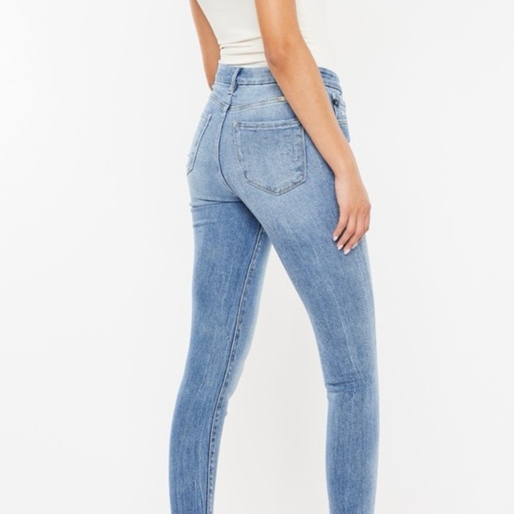 Kancan High Waist Cat's Whiskers Skinny Jeans - Picture 8 of 8